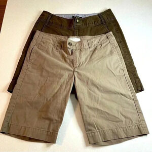 Gap Shorts Women’s Bermuda Style Lot of 2 Eddie Bauer Brown Size 10